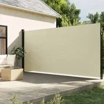 Seitenmarkise Ausziehbar Creme 220x500 Cm Vidaxl