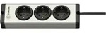 Ehmann - 0600x00032031 Steckdosen-verteiler Silber, Schwarz Schutzkontakt 1 St.