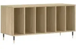 Plattenschrank Sonoma-eiche 100x38x48 Cm Holzwerkstoff Vidaxl