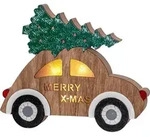 Star Trading - Led Weihnachtsdeko Billy Von Auto Mit Weihnachtsbaum Aus Holz Mit