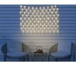 Solarbetriebenes Led Outdoor Lichternetz Mit 100 Leds, 90 X 110cm