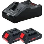 Bosch Starter Set 2x Procore 18 V 4,0 Ah Professional Li-ion Akkupack ( 2x 1600a016gb