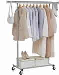 Mobiler Silberner Kleiderb&uuml;gel
