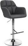 Clp - Barhocker Natoma Kunstleder Schwarz Metall In Chromoptik