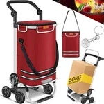 Kesser&reg; Einkaufstrolley Treppensteiger Mit K&uuml;hlfach Klappbar Mit 56l...