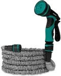 Flexibler Gartenschlauch 10 Meter - Inkl. Wandhalterung, Anschl&uuml;sse Und
