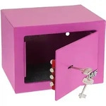 Hmf - 49216-15 M&ouml;beltresor Doppelbartschloss, Safe Tresor Klein Mit...
