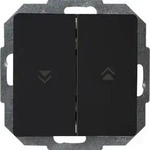 Kopp - Paris &ndash; Jalousienschalter, Farbe: Schwarz Matt - 651550080