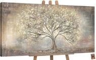 Gem&auml;lde Goldbaum Auf Keilrahmen 120x60 Cm