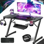 Ultimativer Gaming Tisch Z-frame Gaming Schreibtisch Mit Getr&auml;nkehalter Kopfh&ouml;rer