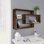 Wandregal R&auml;uchereiche 104x20x58,5 Cm Holzwerkstoff Vidaxl