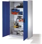 C+p Werkzeugschrank Mit Dreht&uuml;ren, Innen 4 B&ouml;den, H1950xb1200xt600mm Front