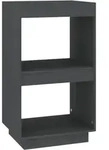 B&uuml;cherregal Grau 40x35x71 Cm Massivholz Kiefer - Vidaxl