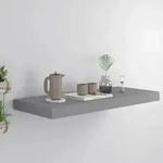 Vidaxl Floating Wall Shelf Grey 60x23,5x3,8 Cm Mdf
