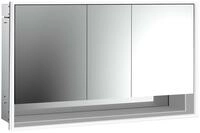 Loft Lichtspiegelschrank Mit Unterfach, 1600mm, 3 T&uuml;ren, - Emco