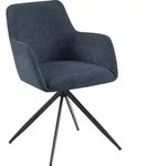 Esszimmerstuhl Olema Stoff Blau