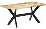 Esstisch 160x80x75 Cm Raues Mangoholz - Vidaxl