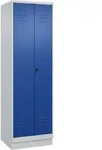 Putzmittelschrank Classic Plus H1950xb600xt500mm M.sockel Lichtgrau/enzianblau