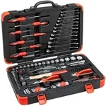 Vigor Werkzeugkoffer, Universal, 1/4 (6,3 Mm) Vierkant Hohl, 1/2 (12,5 Mm) Vierkant
