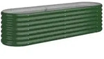 Hochbeet Verzinkter Stahl 152x40x36 Cm Gr&uuml;n Vidaxl