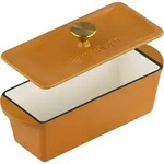 Gusseisen Br&auml;ter Mit Deckel Emailliert, 3 Liter, Sunny Orange, Schmortopf,