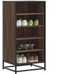 Vidaxl - Schuhregal Braun Eichen-optik 48x38x97,5 Cm Holzwerkstoff