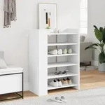 Schuhschrank Wei&szlig; 74,5x37,5x100 Cm Holzwerkstoff - Vidaxl