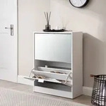 [en.casa] - Schuhschrank Krager&oslash; 80x60x24cm