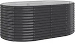Hochbeet Pulverbeschichteter Stahl 175x100x68 Cm Anthrazit - Vidaxl