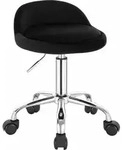 Woltu - B&uuml;rohocker Mit Rollen Drehhocker H&ouml;henverstellbar Sitzh&ouml;he 43-54,5 Cm