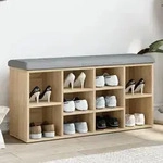 Vidaxl - Schuhbank Sonoma-eiche 102x32x50 Cm Holzwerkstoff