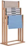 Costway - Handtuchhalter Handtuchstaender Standhandtuchhalter 3 Handtuchstangen Aus