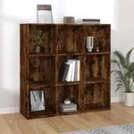 B&uuml;cherschrank R&auml;uchereiche 98x29x97,5 Cm - Vidaxl