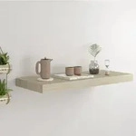 Schwebendes Wandregal Eichefarben 60x23,5x3,8 Cm Mdf Vidaxl