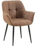 Esszimmerstuhl Roseville Taupe Stoff