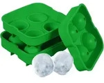Eisw&uuml;rfelform, 2er Set, Wiederverwendbar, Aus Silikon, 4,5 Cm Kugeln, 4 Einzelne