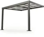 Terrassen&uuml;berdachung 3x3 M Mit Schiebedach - Terrassendach Aus Aluminium Mit