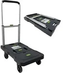 Plattformwagen Klappbar 150 Kg Leicht Mobil Transportwagen F&uuml;r Eink&auml;ufe Umzug