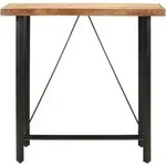 Bartisch 110x55x107 Cm Massivholz Mango Und Eisen Vidaxl
