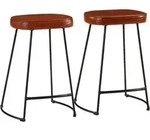 Barhocker 2 Stk. Dunkelbraun 41x29x62 Cm Vidaxl
