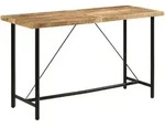 Bartisch 180x70x107 Cm Massivholz Mango Und Eisen Vidaxl