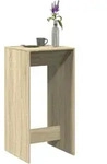 Bartisch Sonoma-eiche 51x50x103,5 Cm Holzwerkstoff Vidaxl