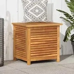 Gartenbox Mit L&uuml;ftungsschlitzen 60x50x56 Cm Massivholz Akazie Vidaxl