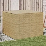 Vidaxl Gartentruhe Beige 291l Poly Rattan