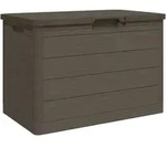 Outdoor-kissenbox Braun 77,5x44,5x53 Cm Polypropylen Vidaxl