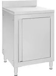 Gastro-arbeitstisch Mit Schrank 60x60x96 Cm Edelstahl - Vidaxl