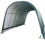 Shelter Logic Weidezelt Run-in-shed 29,2m&sup2;, Gr&uuml;n, 730 X 400 X 300 Cm (l X B X H)