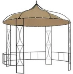 Vidaxl Pavillon 300x290 Cm Taupe Rund