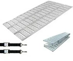 Dreibreit By Trutzholm 3-fach Auffahrrampe Klappbar 215cm Tragkraft 1020kg Alu Silber