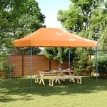 Teenpull &ndash; Partyzelt Faltbar Pop-up Orange 410x279x315 Cm
